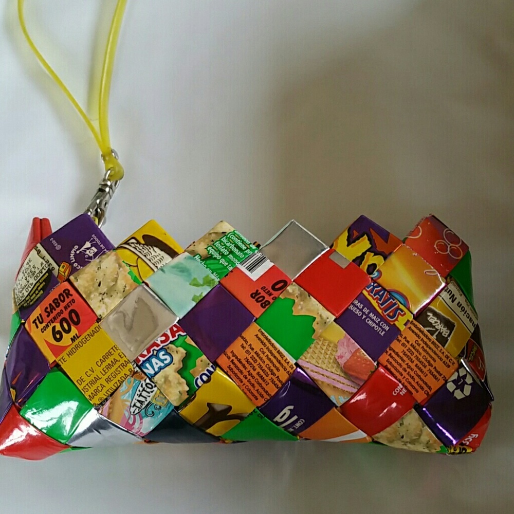 NAHUI OLLIN candy wrapper wristlet